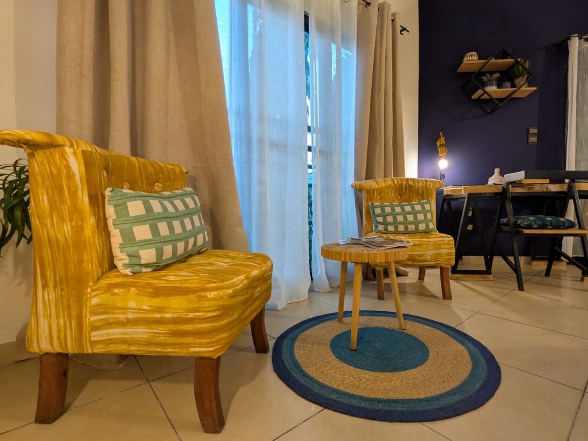 Chambre Néré (lit king size, petit balcon) - maison d'hôtes Canelya, Fidjrossè, Cotonou